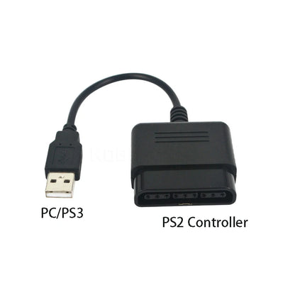 Gamepad Cable for Sony PlayStation PS2 to PS3 Console PC USB Extention Core for Computer Game Player Controller Cable Adapter