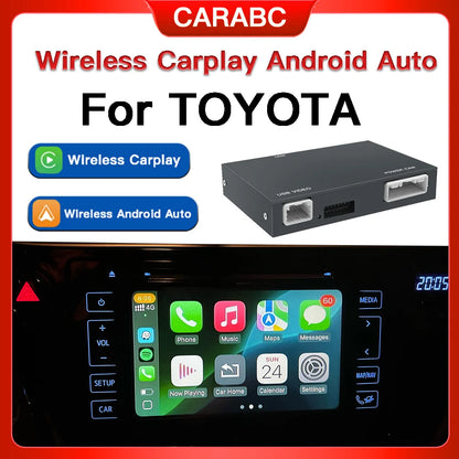 Wireless Carplay Android Auto module For TOYOTA CH-R Corolla Camry Auris prius RAV4 Avensis Highlander car play box Car decoder