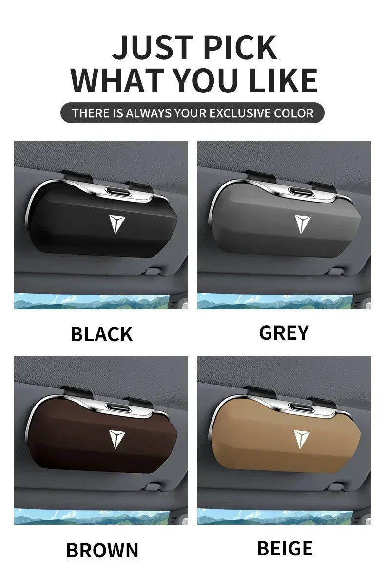 For DEEPAL SL03 S07 S7 S7i L07 107 Sl03i G318 E07 S05 Accessories Car Visor Sunglasses Glasses Case Glasses Holder Clip Box