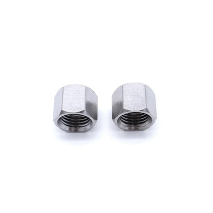 10pcs Brake Line Union Fittings Straight Reducer Compression Kits Connector 3/16" OD Hydraulic Brake Lines Pipe Car Parts