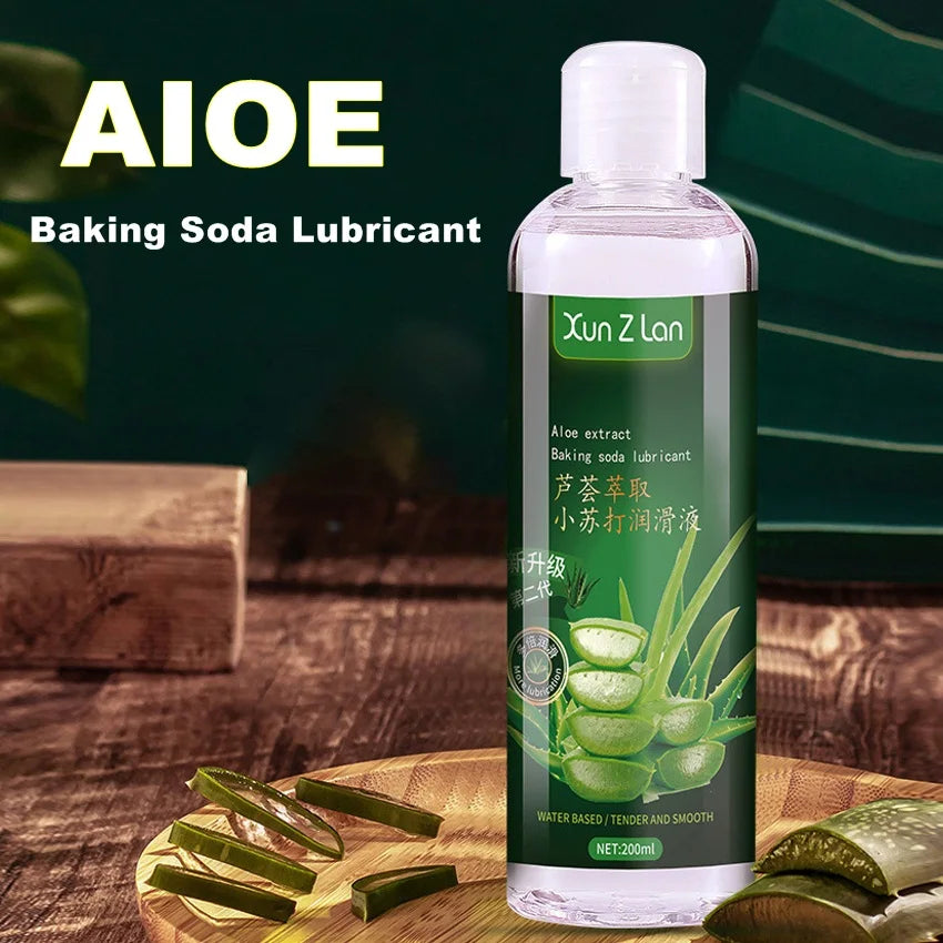 Lubricant for Sex Aloe Water-Based Lube Anal Safer Intimate Gel Vaginal Toy Lubrication Oil Adult for Women Men Erotic Tools 18+