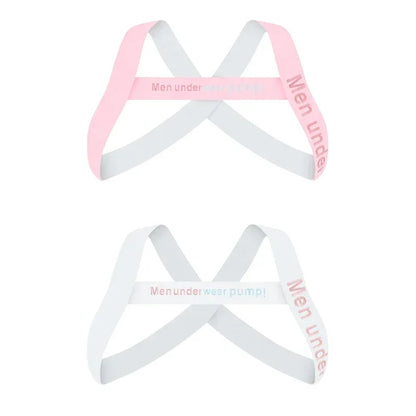 Men's Sexy Muscle Shoulder Straps Elastic Band Harness Chest Bodybuilding Straps Fashion Elastic Fun Decorative Shoulder Strap
