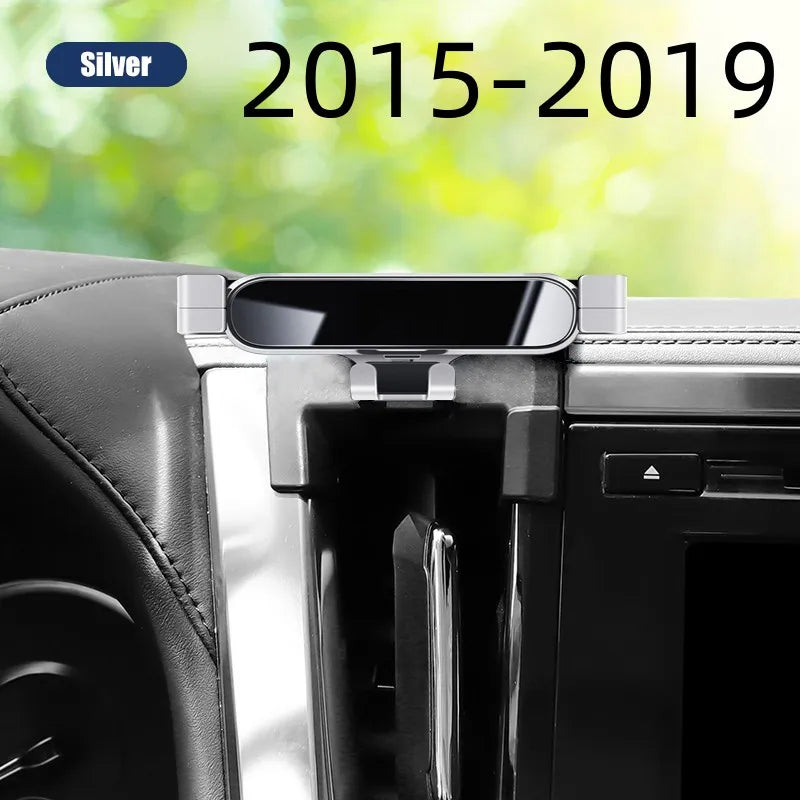 Car Phone Holder For Toyota Alphard 2015 - 2023 ANH30 Styling Bracket GPS Stand Rotatable Support Mobile Accessories