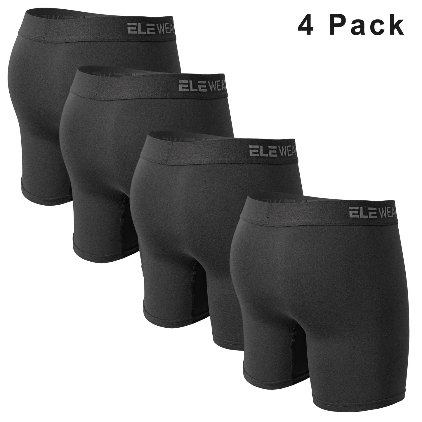 4 Pack Men Underwear With Opening Breathable Mens Boxershorts Men's Panties Underpants Plus Size Fashion Boxers Brief