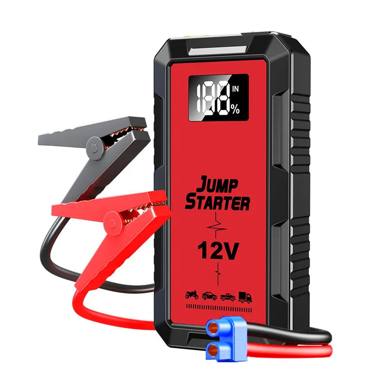 Car Emergency Jump Starter Power Bank 12V 6000A Large Capacity Car Battery Ignition Tool CEUL With Digital Display