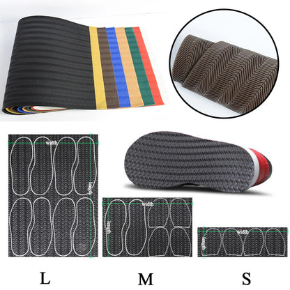 Replaceable Rubber Soles Shoes Outsole Repair Patches Soles Full Sole Repair Stickers Unisex Men Shoes Anti Slip Wearable Pads