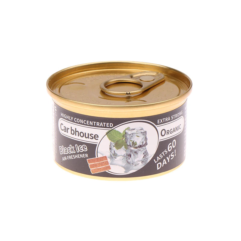 Creative Car Aromatherapy Wooden Blocks Canned Deodorizing Fiber Air Freshener Coffee Fruits Flavor Interior Deodorant Supplies