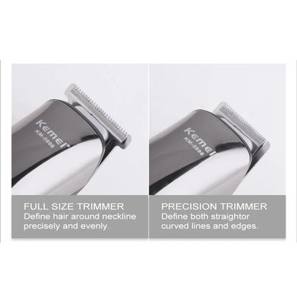 Kemei KM-5898 Wholesale 11 IN 1 Grooming Kit for Hair Salon mens washable and rechargeable hair trimmer