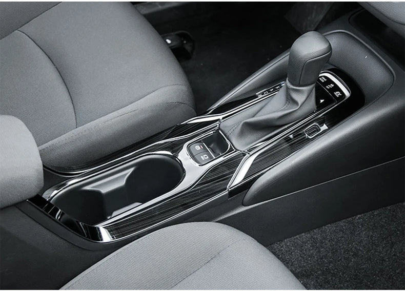 For Toyota Corolla E210 2019 2020 2021 2022 2023 2024 2025 Hybrid Stainless Car Central Console Gear Shift Panel Trim Covers