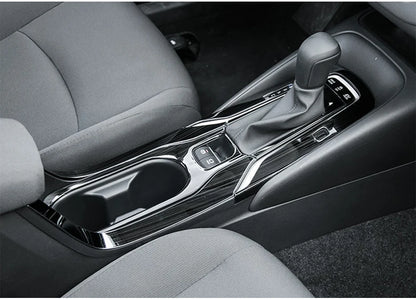 For Toyota Corolla E210 2019 2020 2021 2022 2023 2024 2025 Hybrid Stainless Car Central Console Gear Shift Panel Trim Covers