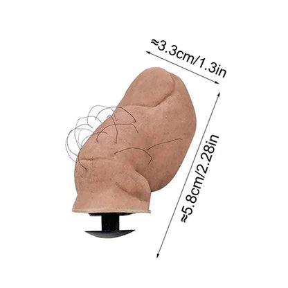5/10Pcs Sets Hairy/Hairless Big Toe Funny Creative Hole Shoes Big Toe Shoes Buckle Decor Shoe Decoration Buckles Accessories