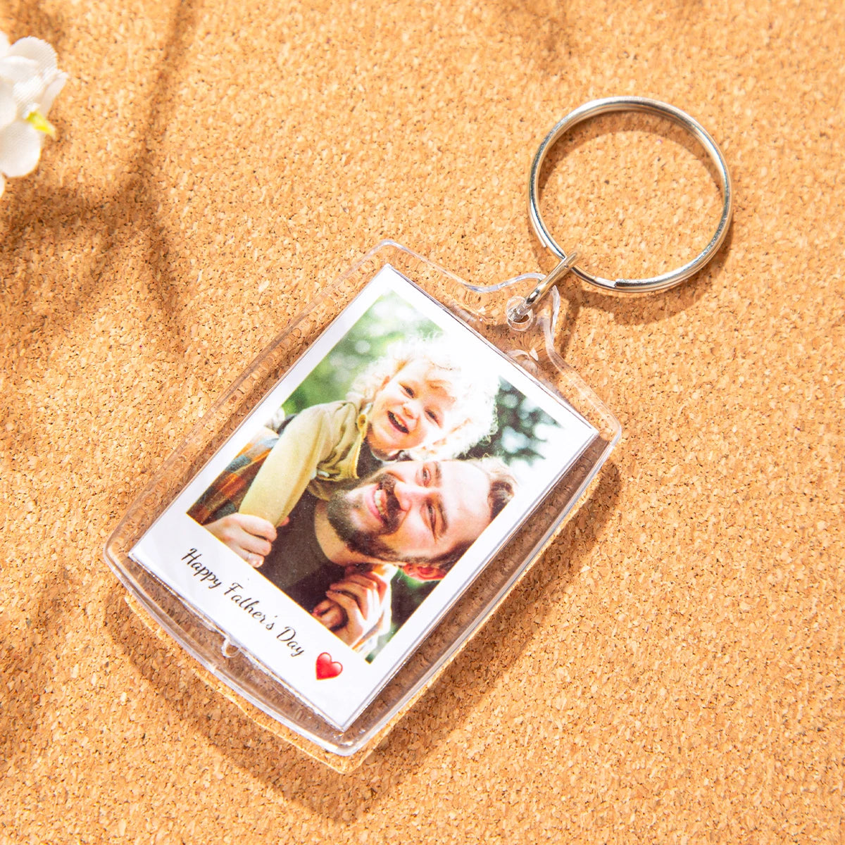 Custom 1pc/3pc/5pc Photo and Text Keychain, Photo Strip Keychain, Valentines Day Couple Gift, Custom Gift, Mother's Day Gift