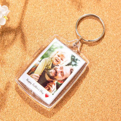 Custom 1pc/3pc/5pc Photo and Text Keychain, Photo Strip Keychain, Valentines Day Couple Gift, Custom Gift, Mother's Day Gift
