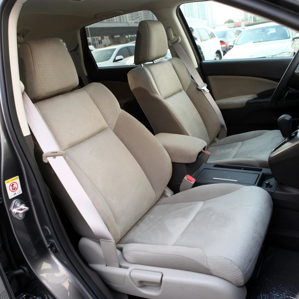 For Honda CRV CR-V IV 2012 2013 2014 2015 2016 Custom Faux Leather Car Seat Covers Full Set Interior Protector Accessories