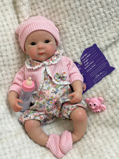 Aizwa1 Loulou, Bettie, Vivienne Silicone Reborn Doll Girl For Choice 13 Inch Lovely bebe reborn de silicona Doll Toy
