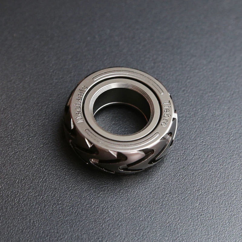 Ratchet Wheel Fidget Ring Mechanical Fidget Ratchet Ring Fidget Slider Adult EDC Fidget Toys ADHD Stress Relief Toys Adult Gift