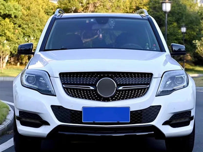 2013 To 2015 for Mercedes-Benz GLK Class X204 GLK260 GLK300 GLK350 Front Bumper Grille Racing Grill Hood Mesh Diamond Style Grid