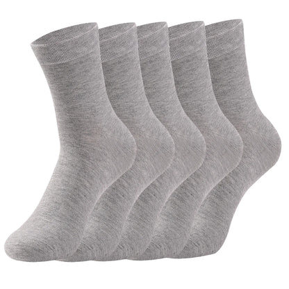 5/10 Pairs Men Women Cotton Socks Pure Color Thin Summer Soft Breathable White Black Business Summer Casual Men socks Large Size