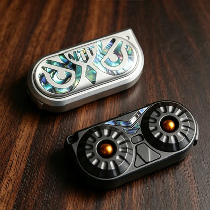 Owl EDC Magnetic Push Slider Stainless Steel Fidget Slider Toy Mechanical Slider 3IN1 Anxiety Anti Stress Sensory Toy Gifts