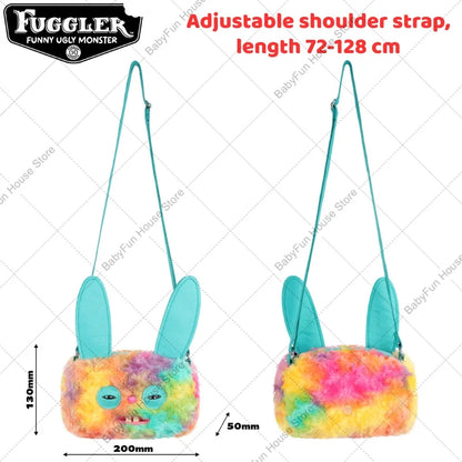 Original Fuggler Funny Ugly Teeth Monster Plush Toys Shoulder Bag Wide Eyed Weirdo Sphynx Cat Sir Belch Peluche Dolls Crossbags