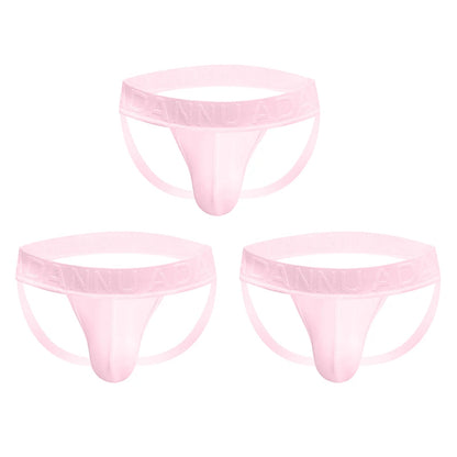 1/2/3PCS Mens Modal Sexy Breathable Quick Dry Sports Hip Lifting Jockstrap T-Back Thongs Bikini Underpants Sissy Panties for Men