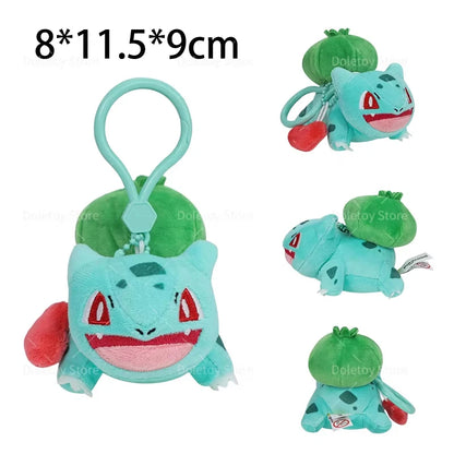 34 Styles Pokemon Plush Keychain Cartoon Toys Pikachu Eevee Charmander Squirtle Mew Snorlax Jigglypuff Doll Kids Kawai Toy Gift