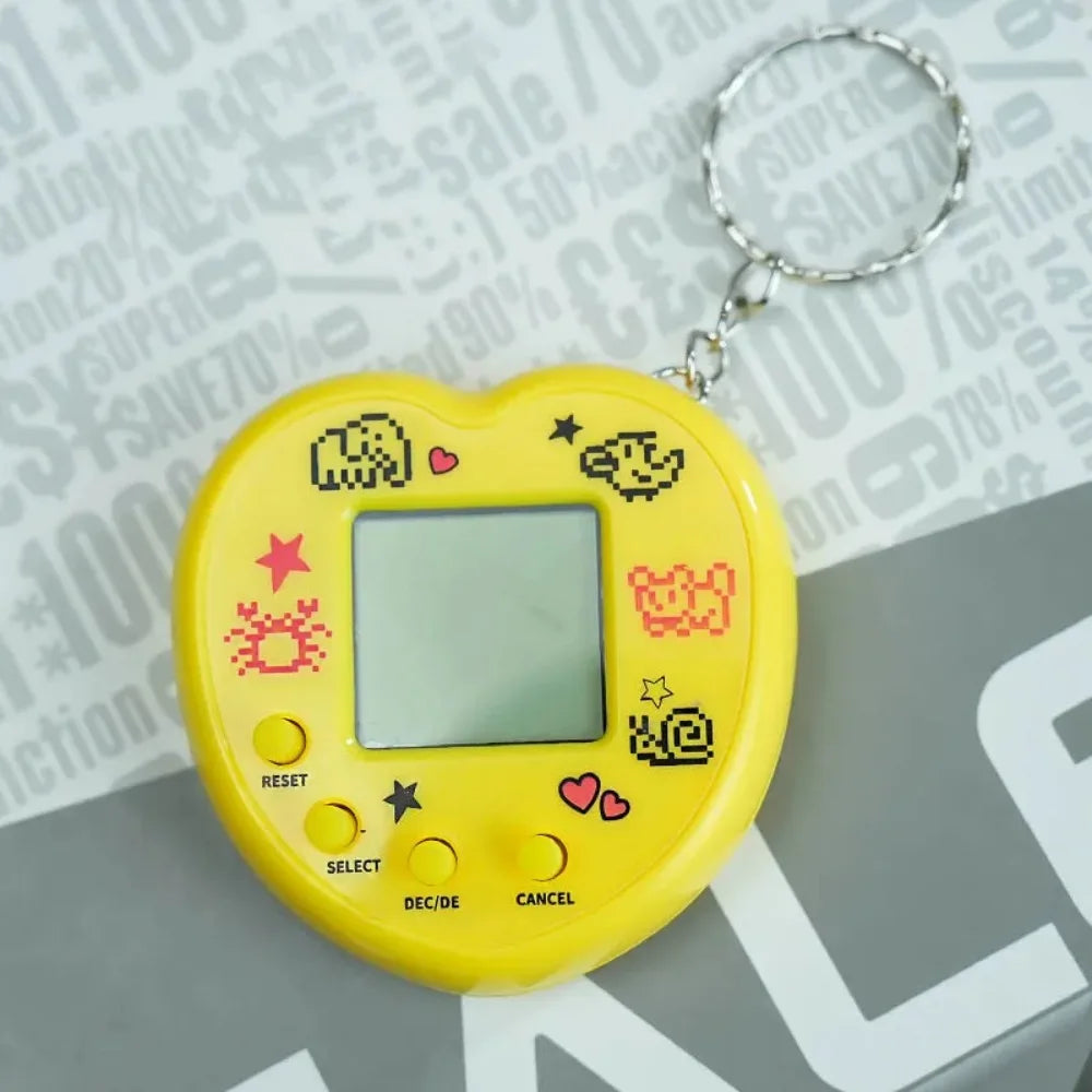 Collector's Edition Aqua Blue 3D Interactive Tamagotchi, Virtual Pet Retro Game Gift for Gamers