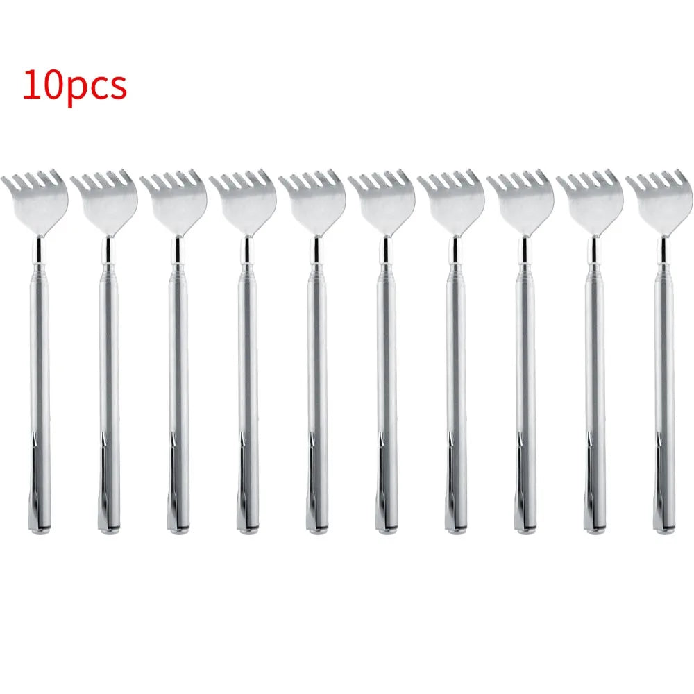 Adjustable Retractable Back Scraper Steel Anti-itch Claw Massager Scratching Rake For Elderly Back Massage Tool Heath Care