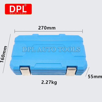 19 Pcs E Torx Star Deep Long Socket Set 1/2in Drive for Car Short and Long Hexagonal Sockets