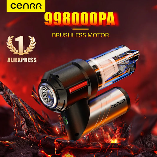 CENRR 998000PA Car Vacuum Cleaner Portable Handheld Wireless Strong Suction Car Cleaner Cleaning Machine Mini Vacuum Cleaner