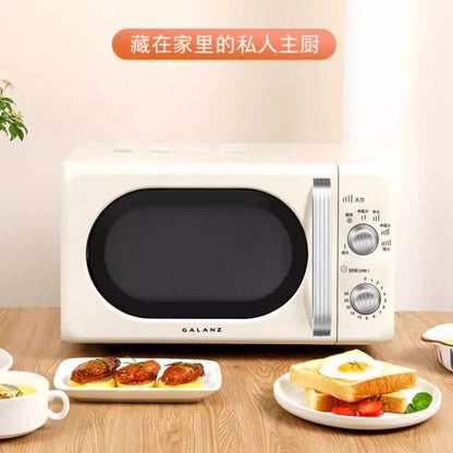 Microwave oven household kitchen  high-value small mini micro-steam oven retro new model 20 liters large capacity