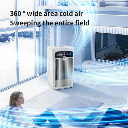 TYPE-C Desktop Fan Water tank Mini Air Cooler Portable Personal Cooling Device 3000mAh Battery Operation Fan Scheduled timer