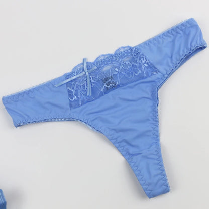 2023 New Bra Sets Luxurious Saturated Lace BCDE Cup Underwear For Women From The Rear Overhead Hair Without Lining Lingerie