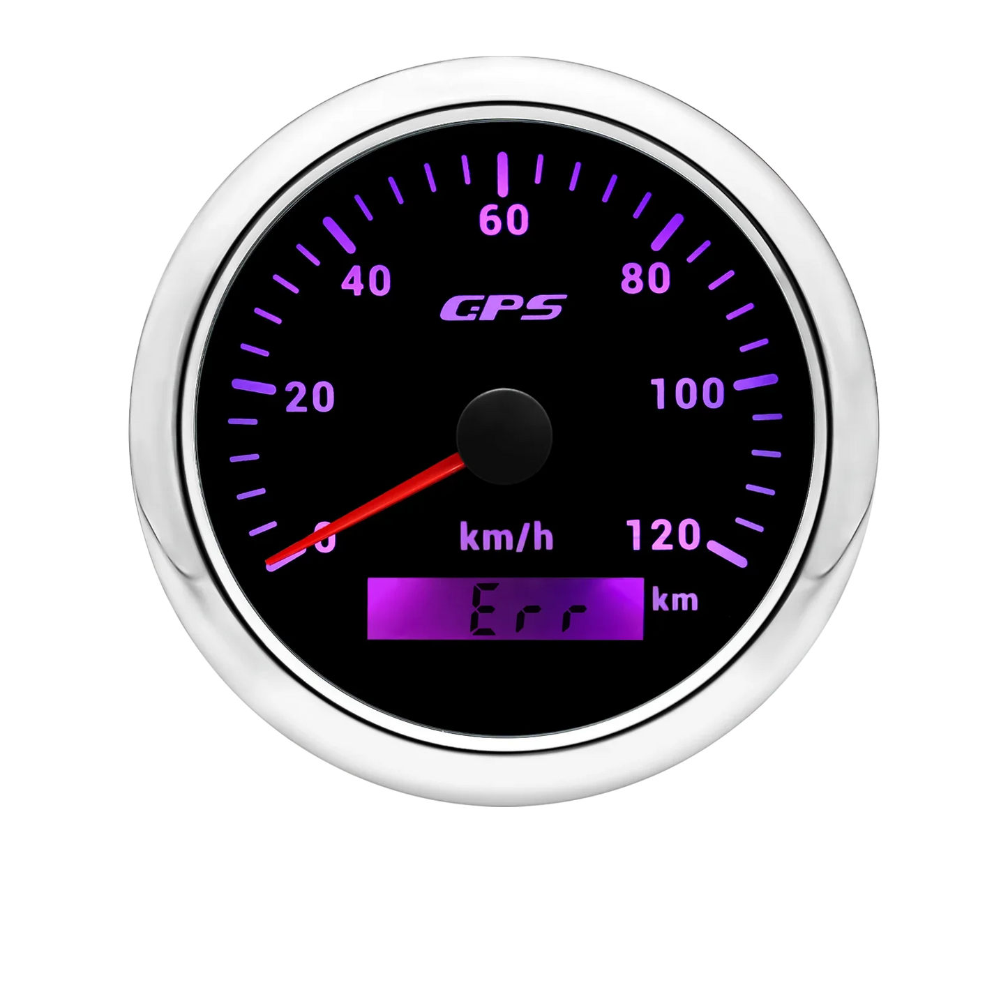 Universal 85MM GPS Speedometer Gauge 7 Color LED Backlight For Motorcycle Marine Boat Truck 60 Kmh 200 Kmh Speed Gauge Meter