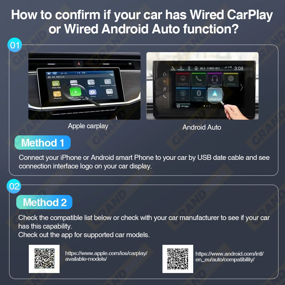 CarPlay Wireless Orange Adapter 2026 New Plug & Play Auto Connect No Delay Converts Wired to Wireless iPhone & Android