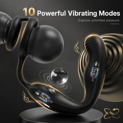 Prostate Massager Anal Vibrator Male Sex Toys for Men Gay Anal Plug Adult Toys Butt Plug for Women Remote 7 Wiggling Vibrating
