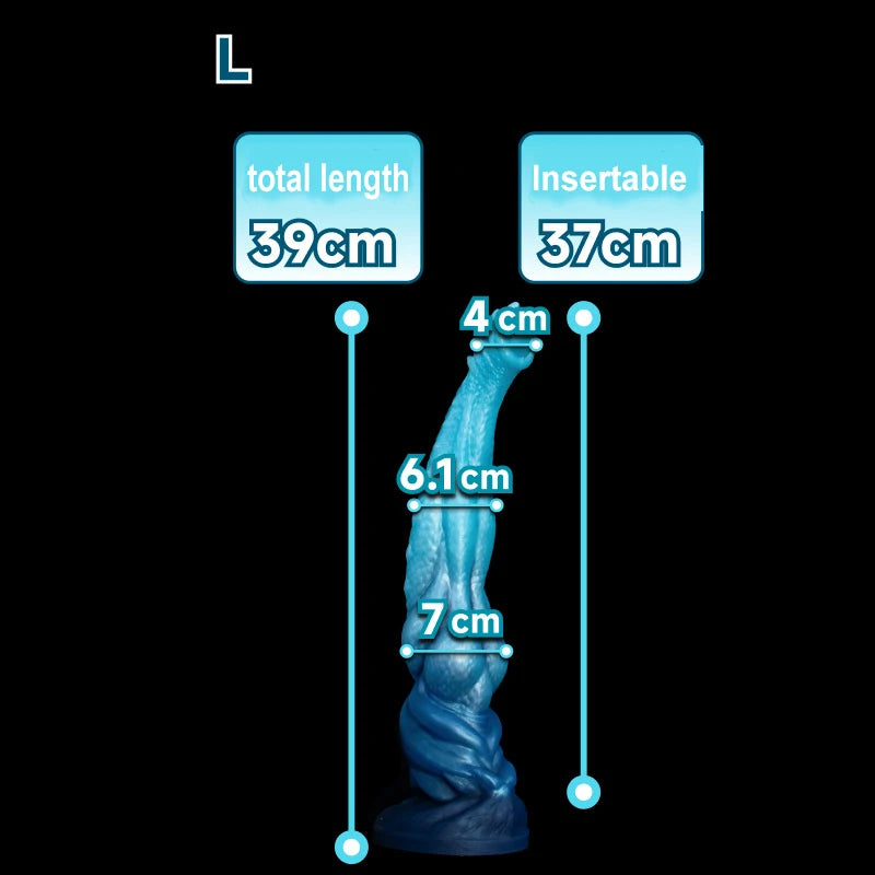 Long Huge Anal Plug/Dildo Monster Alien Large Butt Plug Silicone Suction Cup Anal Dilator G-Spot Sex Toys For Women Men Ass Toy