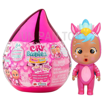 Original Cry Babies Series 1 Magic Tears Icy World Storyland House Tina Bff Dotty Fashion Dolls Collectible Kids Toy Figures 1pc