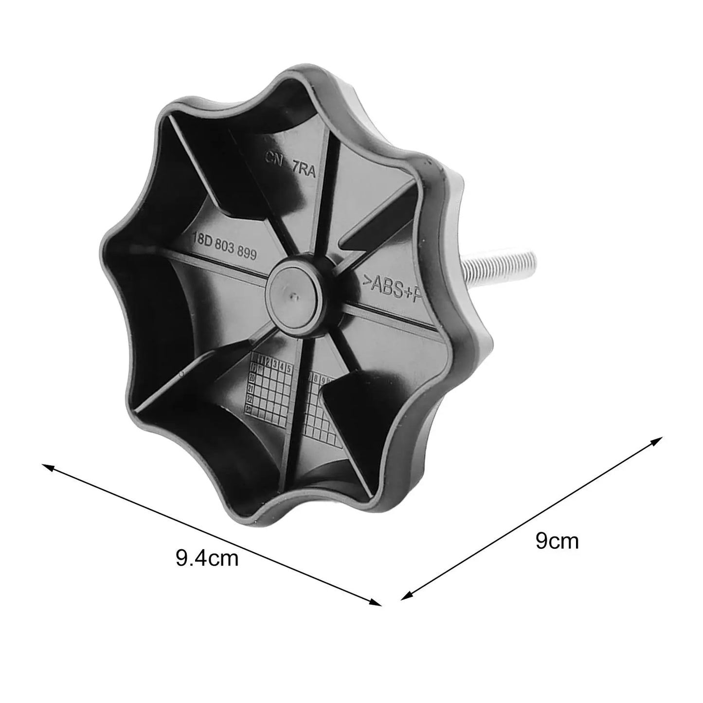 Spare Tire Fixing Screw Replacement Black Metal Plastic Wheel Nut for Tire Repair Tools Large Tire Professional Equipment