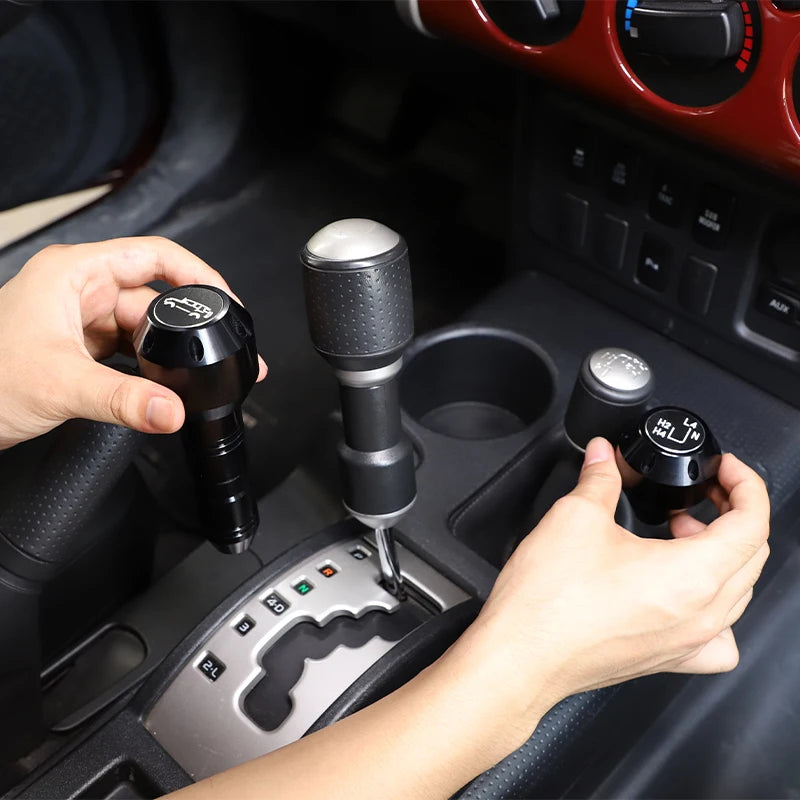For Toyota FJ Cruiser 2007-2021 Car Gear Grip Head Shift Knob Modification Aluminum alloy interior Accessories