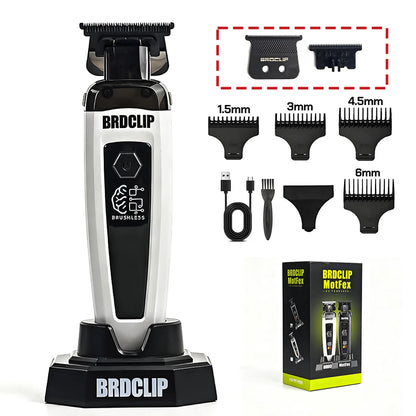 BRDCLIP 7500RPM Brushless Motor Professional Hair Clipper Barber Hair Cutting Machine Kit Salon Hair Trimmer for Men 106 078