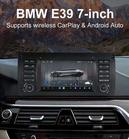 For BMW 5 Series E38 E39 and BMW X5 E53 Car Multimedia Display 7" Touch Screen  GPS Navigation Reverse View Bluetooth FM Radio