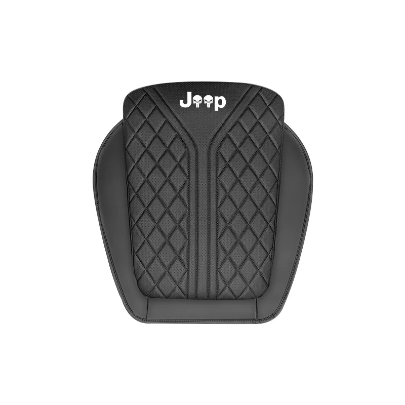 Car Seat Cushion For Jeep Rengade Compass Patriont Grand Cherokee 3D Embroidered Seat Protector Pad Front & Rear Seat Covers
