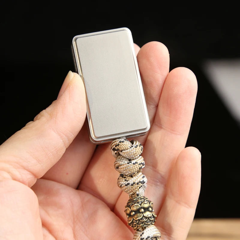 EDC Mechanical Fidget Stainless Steel Slider Mechanical Direct Push Fidget Slider ADHD Anti-anxiety Toys Adults Gifts