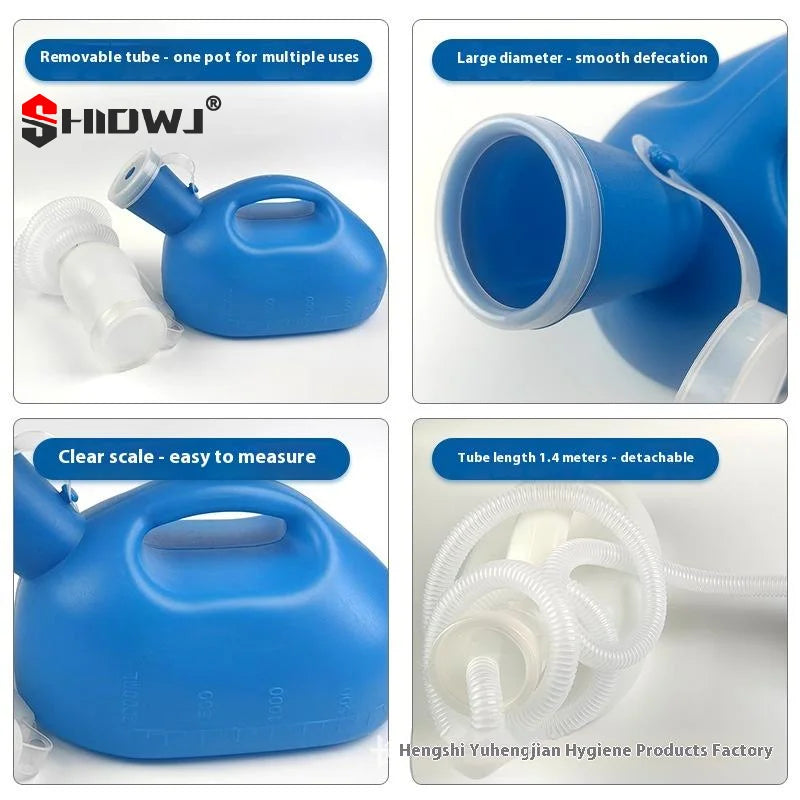 Home & Travel Essential - Unisex 2000ML Leakproof Urinal Bottle, Lightweight Portable for Camping, Car Travels