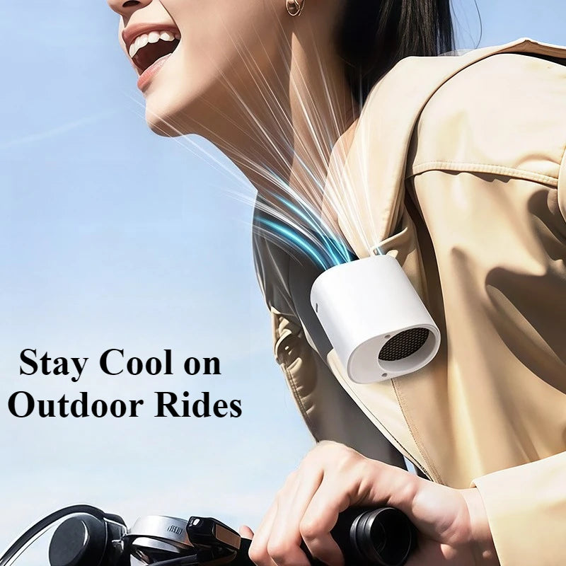 Eary Portable Car Clip On Fan With 1800mAh 360 Rotate 100 Speeds Wind Adjustable USB Rechargeable Summer Cooler Fan Car Electric
