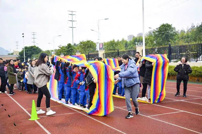 Fun Running Mat Oxford Fabric Roller Learning Team Building Activity Multi person Collaboration Game Youth Adult Outdoor Game