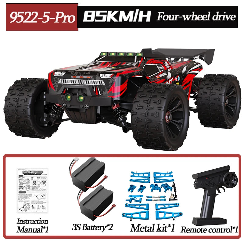 9522PRO 85KM/H High-speed RC Car Brushless Four-wheel Drive Off-road Drift 1:16 Professional Racing Car 9522 50KM/H Boy's Toy