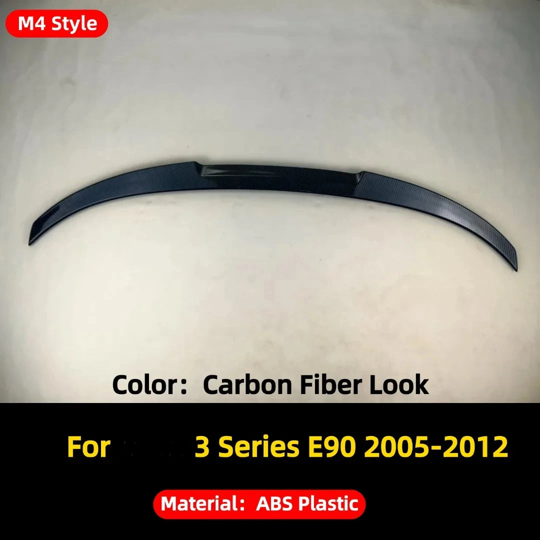 High Quality Rear Trunk Spoiler Wing Dam Deflector Tuning Body Kit Fit 3 Series E90 E91 2005-2012 Exterior Car Accessori