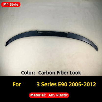 High Quality Rear Trunk Spoiler Wing Dam Deflector Tuning Body Kit Fit 3 Series E90 E91 2005-2012 Exterior Car Accessori